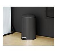 Poubelle Cosmic Essentials WJC292A0003036 Ø20,4 cm, 3,5 litres, noir mat