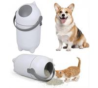 Poubelle Couche Bebe, 15 Litres Poubelle à Couches, Couvercle anti-odeur, Compatible avec tout sac poubelle, Utilisation à une main, Peut contenir jusqu'à 16 couches, Facile à nettoyer, Sand