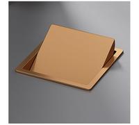 Poubelle coulissante intégrée pour armoire de cuisine avec couvercle, gain de place, tiroir poubelle sous le comptoir, couvercle unique, finition or rose, idéale pour les maisons modernes