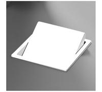 Poubelle coulissante intégrée pour installation au plafond, armoire de cuisine, poubelle avec couvercle basculant, conteneur à déchets blanc peu encombrant (couvercle + poubelle)