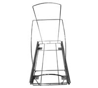 Poubelle coulissante pour armoire de cuisine, poubelle coulissante réglable sous l'armoire, poubelle coulissante pour armoire de cuisine, 16,5 x 15,8 x 11", étagère coulissante en métal avec poignée (