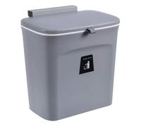 Poubelle coulissante sous l'évier, peut être accrochée dans la voiture de la chambre à coucher de la cuisine (grise)