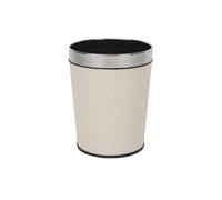Poubelle Cuisine Corbeille à Papier Ronde Ouverte avec Anneau de Pression for Chambres, Salons, Cuisines et Bureaux 6/13 L pour Office(Petit)