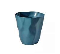 Poubelle Cuisine Household Trash Cans for The Living Room Kitchen Bathroom and Bedroom pour Office(Blue)