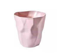 Poubelle Cuisine Household Trash Cans for The Living Room Kitchen Bathroom and Bedroom pour Office(Pink)