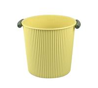 Poubelle Cuisine Poubelles Rondes 6l/9l, Grandes poubelles découvertes, Simple, Salon, Chambre à Coucher, Panier en Papier, Seau de Rangement pour Office(Green,6L)