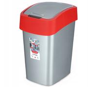 Poubelle Curver Flip Bin 25 L, rouge