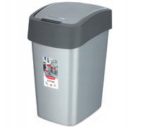 Poubelle Curver Flip Bin 50 L, graphite
