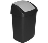 Curver Swing-Top 10 L Rectangulaire Plastique Noir, Gris