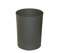 Poubelle cylindrique de cuisine 11 litres légère et résistante couleur gris mat design moderne idéale pour salle de bain bureau ou maison | Denox