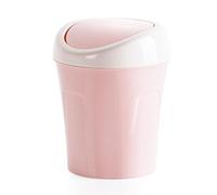 Poubelle De Bureau à Couvercle Basculant - Contrôle des Odeurs à 99% pour Un Bureau Bien Rangé Et Une Table Basse Impeccable - Idéale pour La Maison, Lespace De Pink