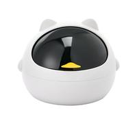 Poubelle de Bureau au Design de Chat élégant, Mini Corbeille à Papier Compacte pour Bureau, Dortoir, Chambre à Coucher, Décoration Créative