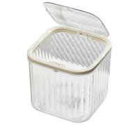 Poubelle de Bureau - Boîtier Anti-Poussière pour Cosmétiques | Récipient Gain de Place pour Cuisine Salle de Bain Chambre Bureautique Accessoires Maquillage Coton-Tiges