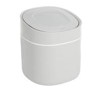 Poubelle De Bureau - Corbeille À Papier De Bureau À Couvercle Pression - Organisateur de Déchets pour Cotons-Tiges Cosmétiques, Corbeille pour Salle de Bain, Dortoir, Salle d'Étude, Toilettes