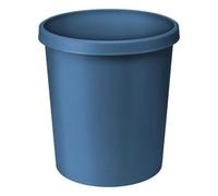 Poubelle de bureau en plastique 18 litres - Bleu