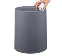 Poubelle de Bureau - Organisateur De Maquillage Corbeille À Déchets | Mini Corbeille à Couvercle pour Bureau - Pour Chutes De Papier, Cotons-Tiges, Mouchoirs, Salle De Bain, Chambre, Salle D'Étude,