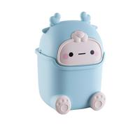 Poubelle de bureau | Poubelle de dessin animé recouverte de dessus de table,Bacs de recyclage pour la maison Organisateur de déchets mignon pour les tables de chevet, les commodes et les tables basses