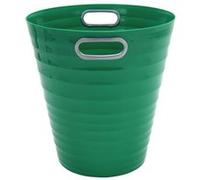 Waytex Poubelle de bureau 931076 – Corbeille plastique design 12,5 L – Vert
