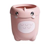 Poubelle de chambre de dessin animé - Mignon petit panier à déchets pour salle de bain pour, poubelle portable avec couvercle | Petit espace de stockage Bin Home, Classroom, RV, voiture