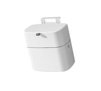 Poubelle de compost moderne minimaliste à suspendre au mur avec couvercle pour espace intérieur, petite poubelle de compostage d'intérieur suspendue avec couvercles