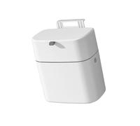 Poubelle de compost moderne minimaliste à suspendre au mur avec couvercle pour espace intérieur, petite poubelle de compostage d'intérieur suspendue avec couvercles