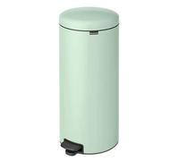 Poubelle de cuisine 30L Brabantia en acier coloris noir ouverture à pédale Ø.38 x H.67,9 cm