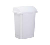 Poubelle de Cuisine à couvercle basculant 25 litres - Blanc
