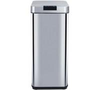 Poubelle de cuisine automatique design 50L PARKSIDE en acier INOX avec cerclage