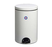 Poubelle de cuisine à pédale 14L Fabriqué en France Blanc