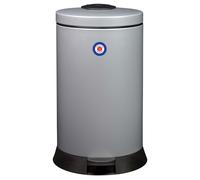 Poubelle de cuisine à pédale 20L Fabriqué en France Gris métal