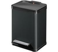 Poubelle de cuisine a pedale 20L Hailo Oko Uno Plus M Coloris - Noir Noir G