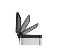 Hailo Hailo Öko uno Plus M, poubelle à pédale, 17 ltr, blanc Quantité:1