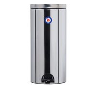 ROSSIGNOL Poubelle de cuisine à pédale. Capacité 30L, Fabrication française, Seau intérieur amovible avec anse, Pratique ELORA