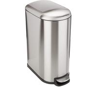 Kitchen Move Poubelle de cuisine Fuller étroite à pédale acier 40 L