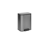 5five - poubelle en inox finition mat 50l