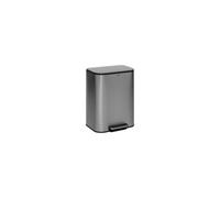 5five - poubelle en inox finition mat 50l