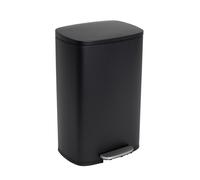 Poubelle de cuisine Admiral à pédale : Noir mat