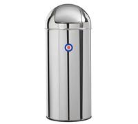 Poubelle de cuisine à trappe 45L Fabriqué en France Inox