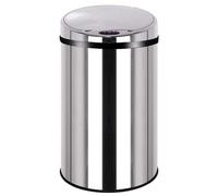 Poubelle automatique 30 l chromé avec seau