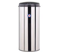 ROSSIGNOL Poubelle de cuisine automatique. Capacité 45L, Fabrication française, Poubelle à ouverture automatique, Collerette support sac SENSITIVE