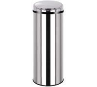 Poubelle automatique 50 l chromé avec seau