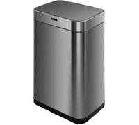 Poubelle de cuisine automatique upper Gris Acier inoxydable 60 l - Gris