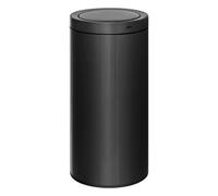5five Poubelle automatique Delta 40 L métal noir