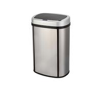 kitchen move poubelle automatique 58l inox bat-58ls06a silvery majestic