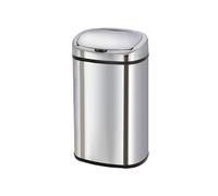 Poubelle de cuisine automatique 58L MAJESTIC grande capacité en acier INOX avec cerclage