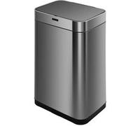 Poubelle de cuisine automatique upper Gris Acier inoxydable 60 l - Gris