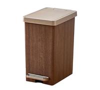 Poubelle de cuisine avec couvercle anti-odeur conteneur de déchets étroit | Panier dortoir avec couvercle et pédale pour chambre à coucher, salle de bain, dortoir, maison, appartement, bureau,