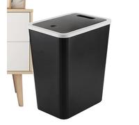 Poubelle De Cuisine Avec Couvercle,Conteneur À Ordures | Poubelle de Recyclage Mince et Moderne de 13 Litres avec Couvercle à Pression pour la Maison la Cuisine la Salle de Bain la Chambre et le Salon