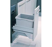 Poubelle de cuisine coulissante encastrable 30L Hailo Euro Cargo S