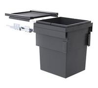 Poubelle de cuisine coulissante encastrable 55L Cargo Synchro